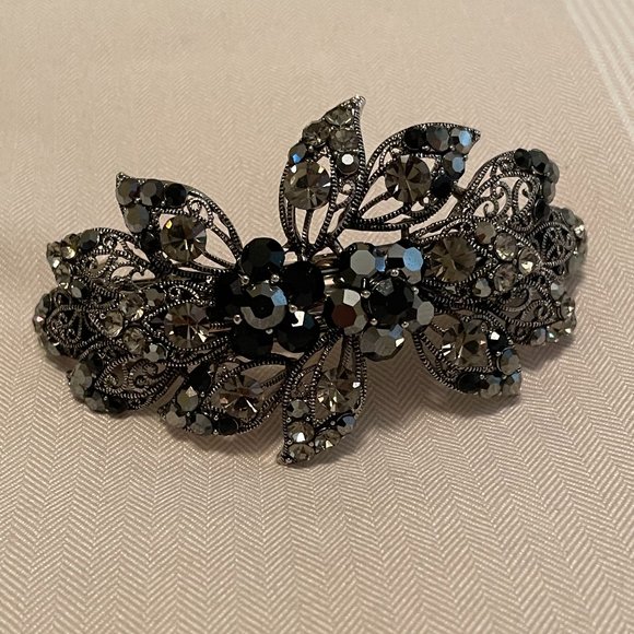 Vintage Barrette with Rhinestones main image 4